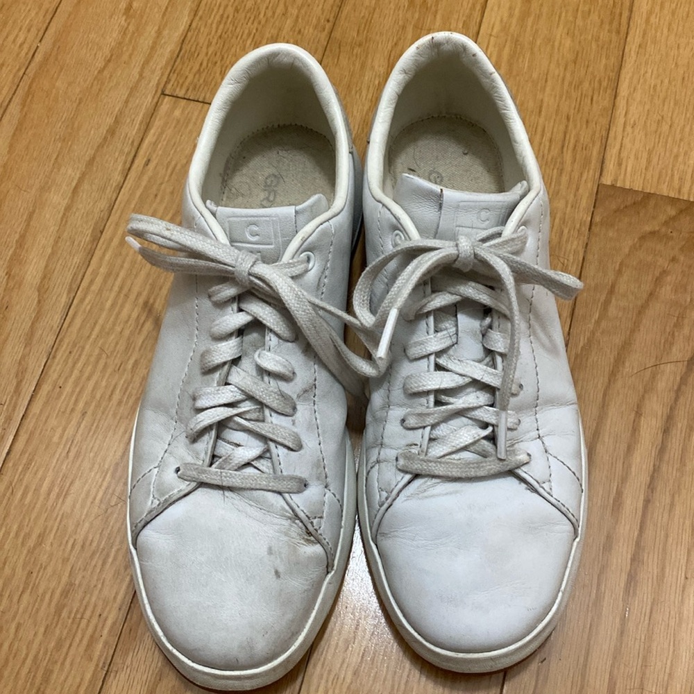Coke Hana white leather sneakers